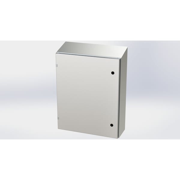 1/4 Turn Latch Electrical Enclosures, 30 in H, 8 in D, 24 in W, NEMA 3R, 4, 4X, 12, 13